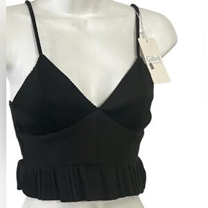 Urban Outfitters | Peplum Spaghetti Strap Crop size S